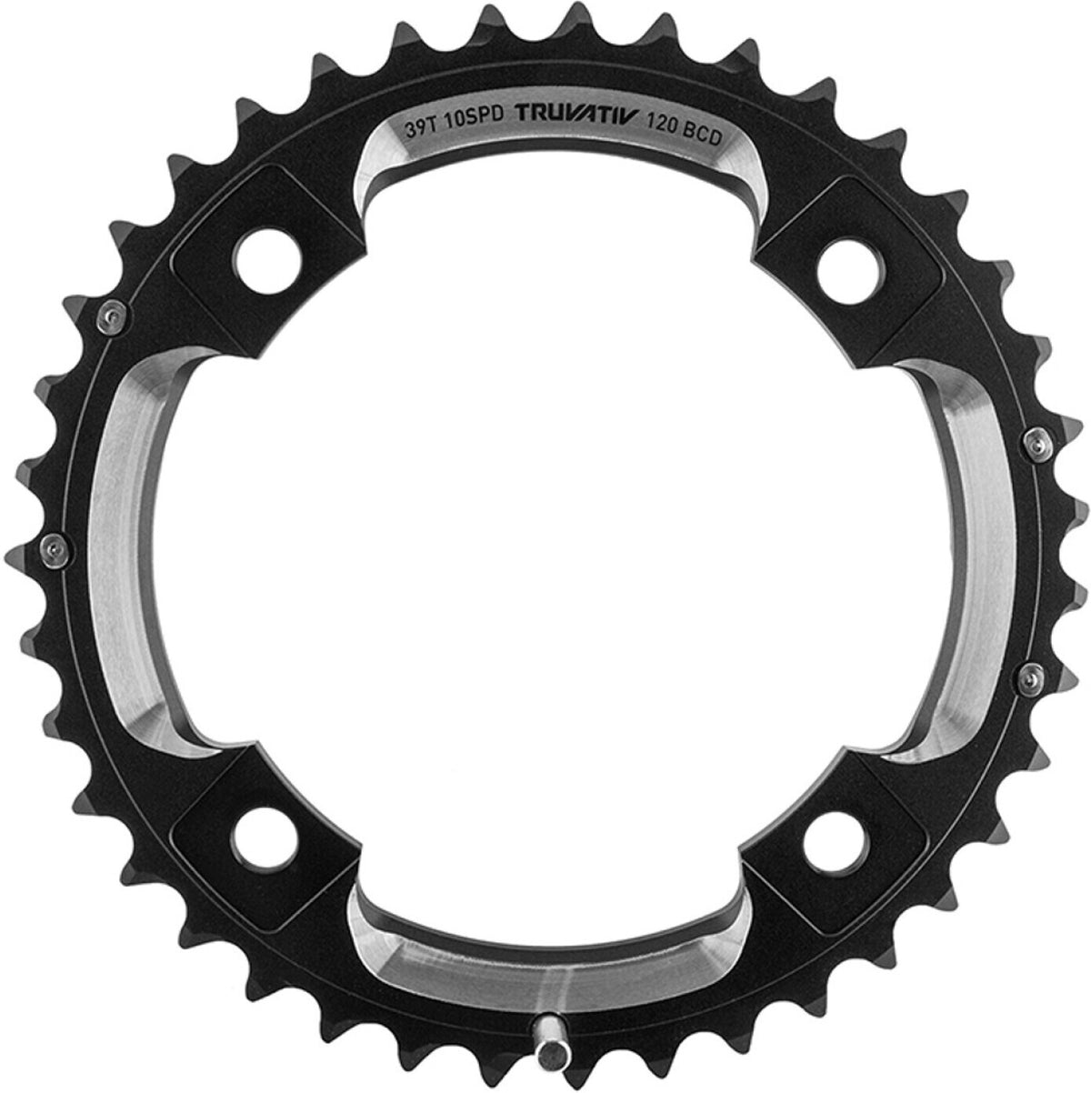 Chain Ring MTB 39t 120 S2 Al6 Long Pin Gxp Cnc 2x10 Black