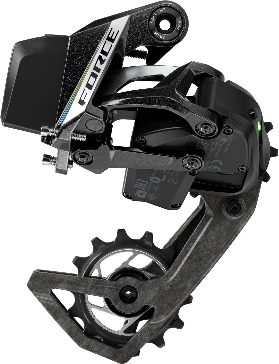 Sram Schaltwerk Force Axs E1 Ohne Batterie 12-Fach, Max 36t