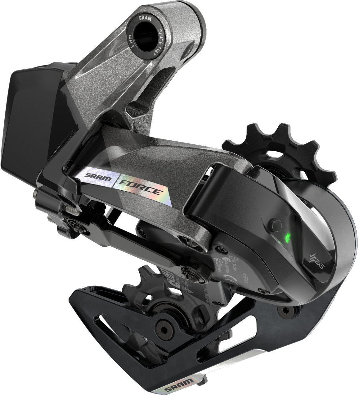 Cambio trasero SRAM Force AXS XPLR Iridescent 12 velocidades, (máx. 44T), sin batería