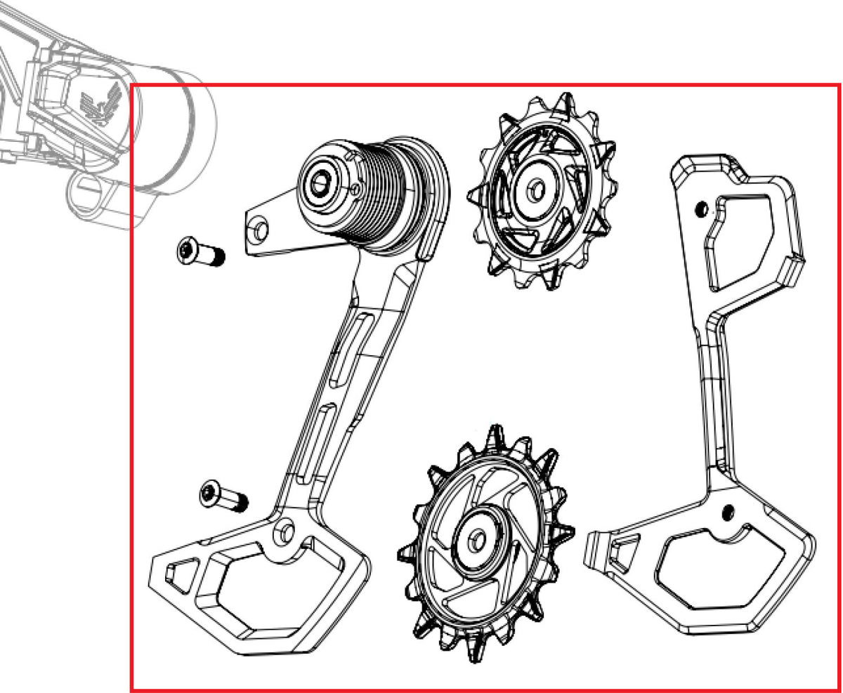 Kit de caja de cambio SRAM XX T-Type