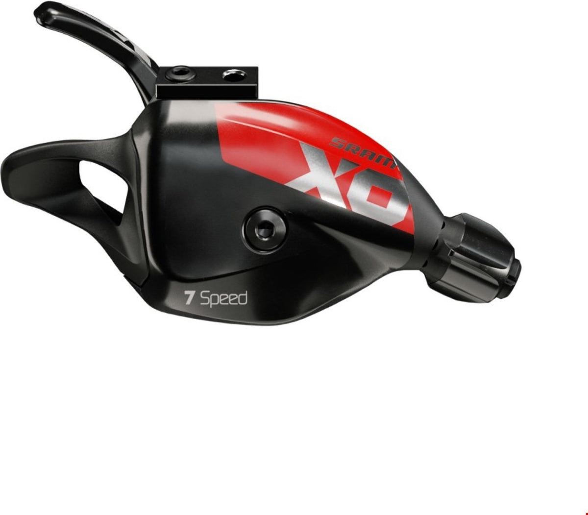 Mando de cambio SRAM X01DH Trigger 7V trasero con abrazadera discreta Negro A2