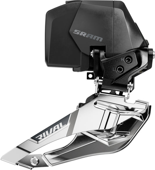 Desviador delantero SRAM Rival AXS E1 de pestaña (Braze-on), sin batería, 12 velocidades