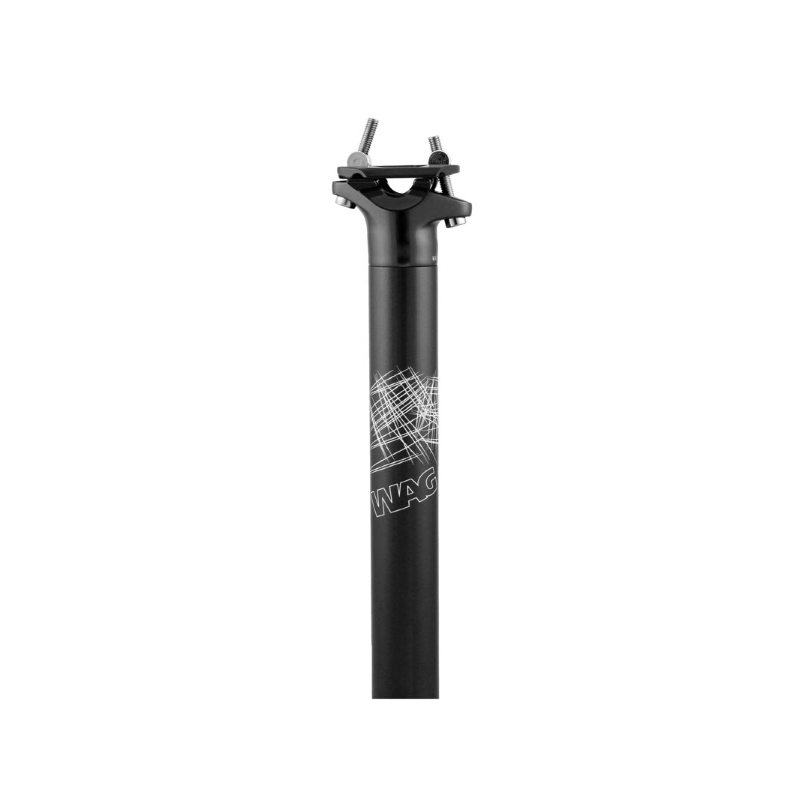 Tija Sillín sp-53 31.6x350mm Negra WAG - WAG | ARS Bike Parts