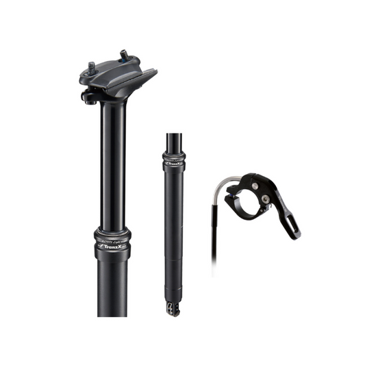 Tija Telescopica 27.2x377mm-90mm Cable Interno Negra
