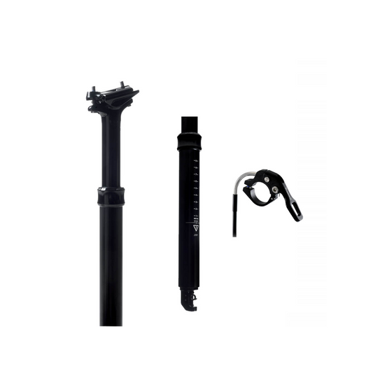 Tija Telescopica 27.2x400mm-50mm Cable Interno Negra