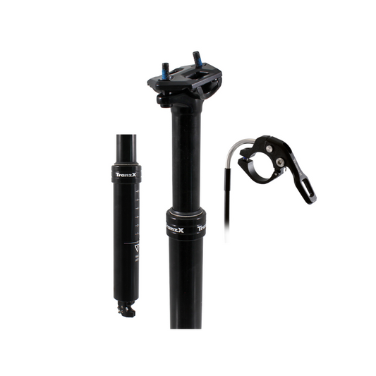 Tija Telescopica 30.9x299mm-80mm Cable Interno Negra