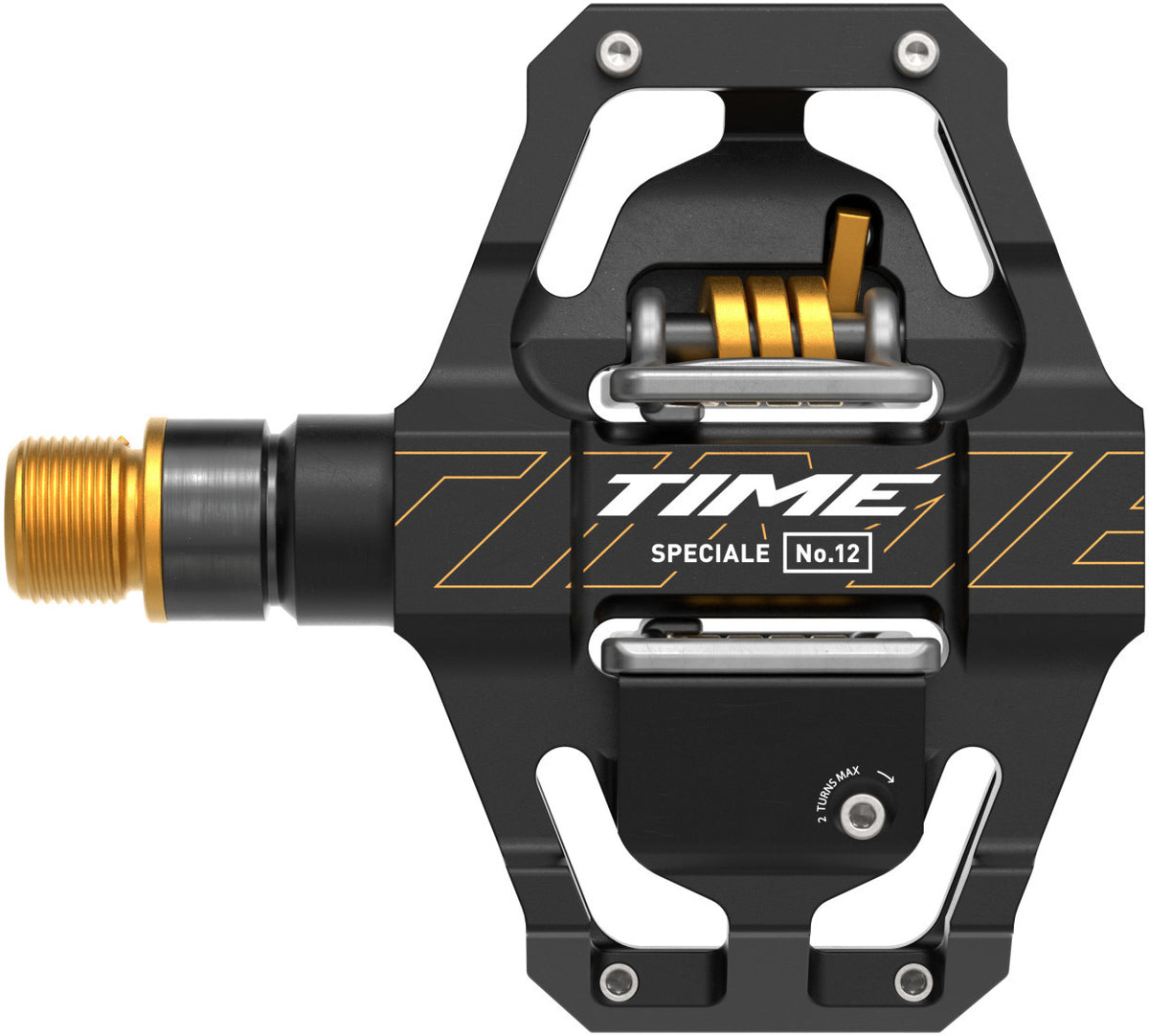 Juego de pedales TIME Speciale 12 Small Titanio-Negro-Oro