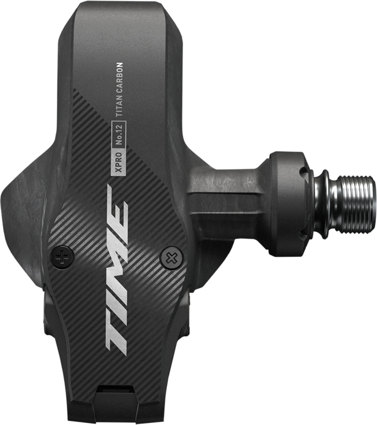 Time Xpro 12 Pedalset C1 Titan-Carbon-Silber, Q-Faktor 51