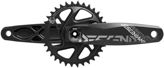 Juego de bielas Truvativ Descendant AllDH DUB 165mm, 34T Direct Mount sin pedalier DUB, 83mm, DUB PF 104,5/107
