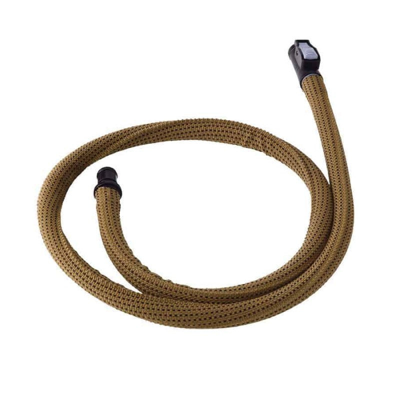 Tubo Helicoidal Forrado Tejido Contra Uv Marron