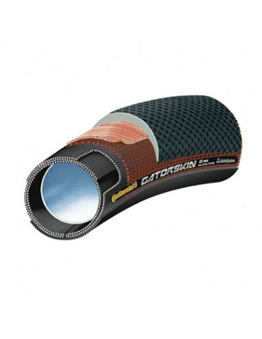 Tubular CONTINENTAL Sprinter Gatorskin 25 Negro - CONTINENTAL | ARS Bike Parts