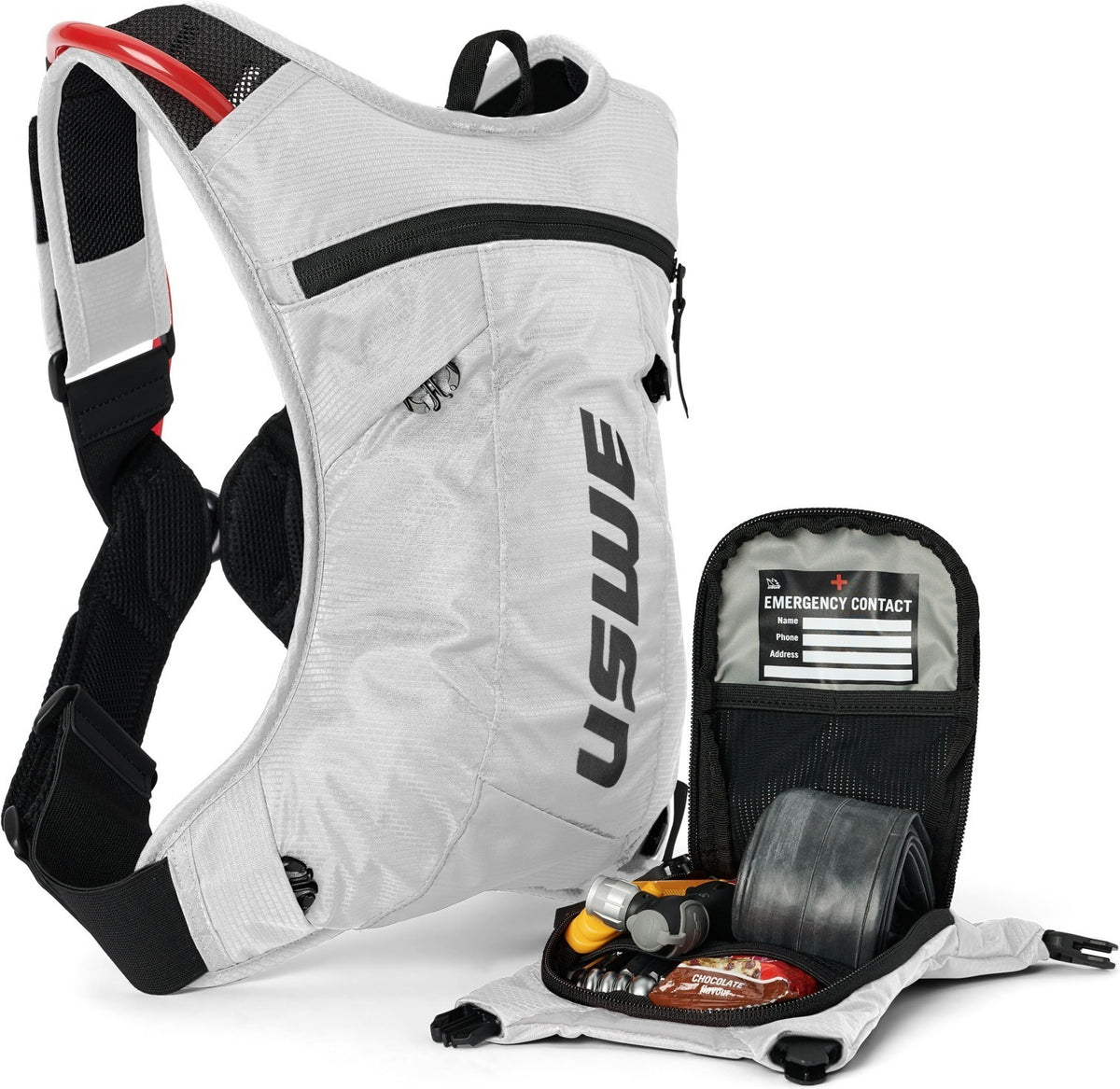 USWE Backpack MTB Hydro 3 3 liter, incl. 2L Bladder white