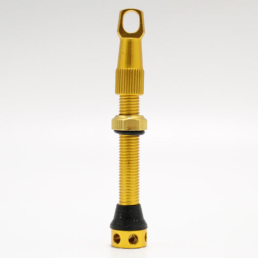 Valvula Nube Tubeless 45mm Dorada Presta - NUBE TUBELESS | ARS Bike Parts