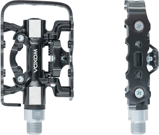 Pedal de touring Voxom PE18 SPD, Negro
