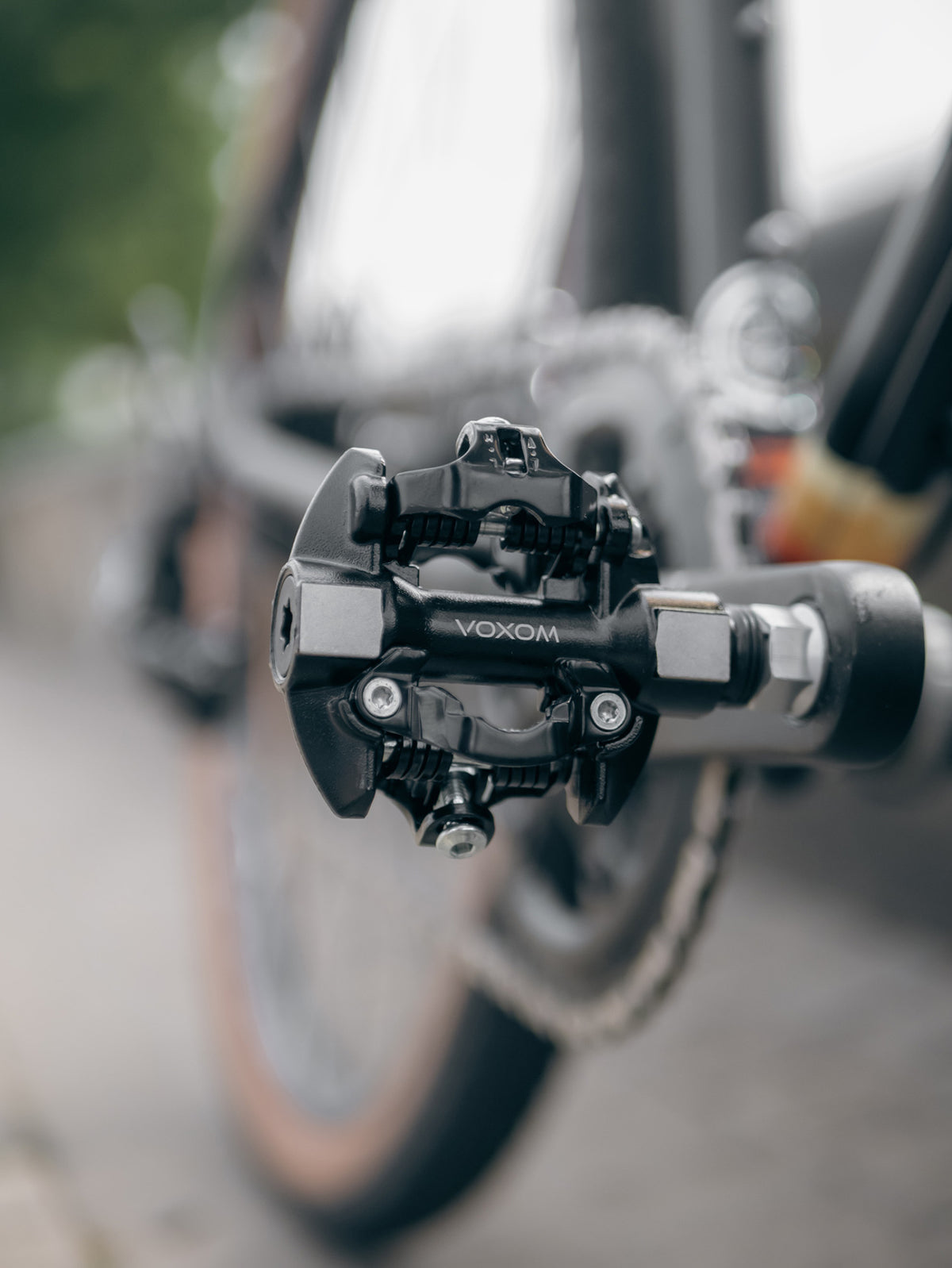 Pedal MTB Voxom Pe17 SPD, Negro