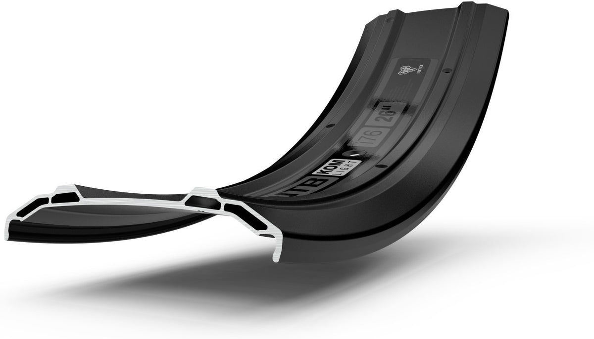 Kom Light I76 26" Tcs Rim 32 Hole Black, Pv