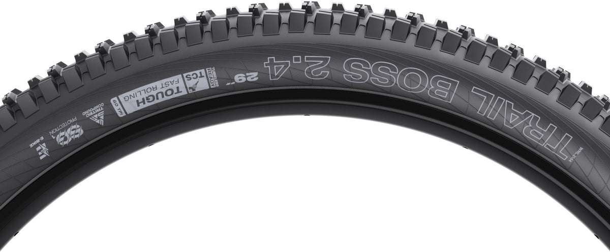 Cubierta Trail Boss 2.4 X 27,5" 60tpi Tritec Ip+e50 / Tough Hg Negro