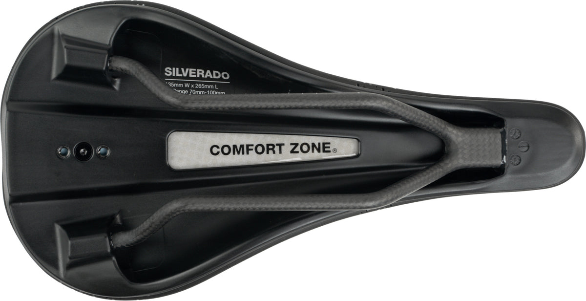 Sillín Silverado Carbon Medium Fusion Form 265 mm, Negro