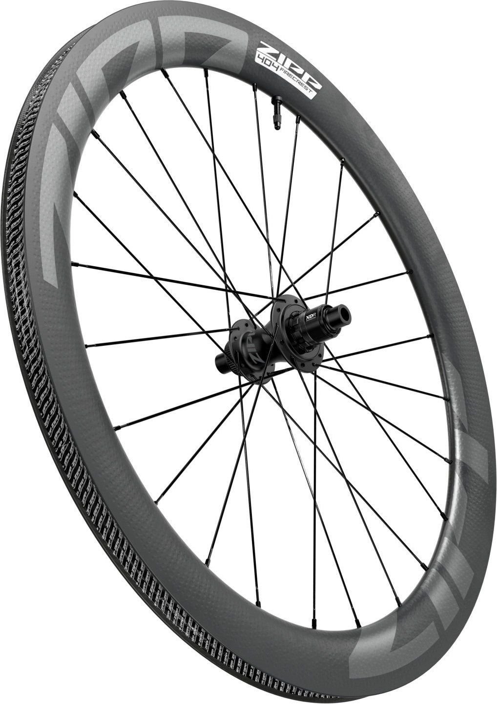 Rueda delantera Zipp 404 Firecrest Disc Centerlock, Tubeless