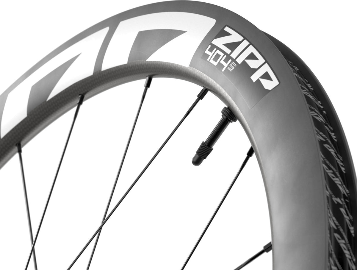 Zipp 404 S Disc Centerlock Vorne, Tubeless Grey Graphic