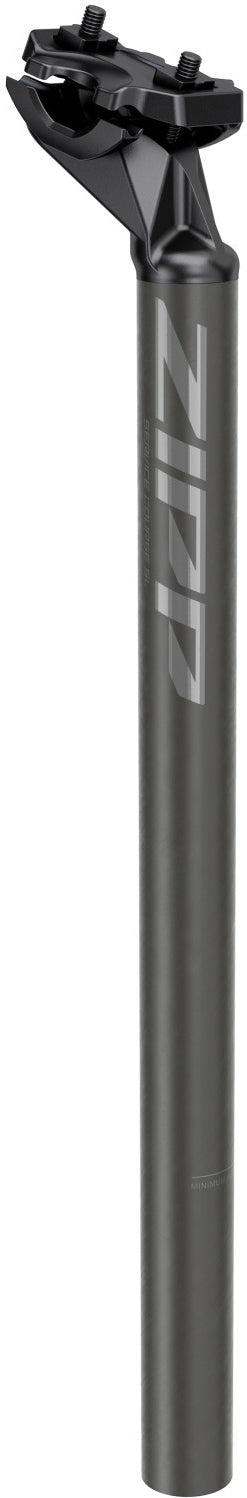 Tija de sillín Zipp Service Course SL 31,6 mm, 400 mm, retroceso 20 mm Negro