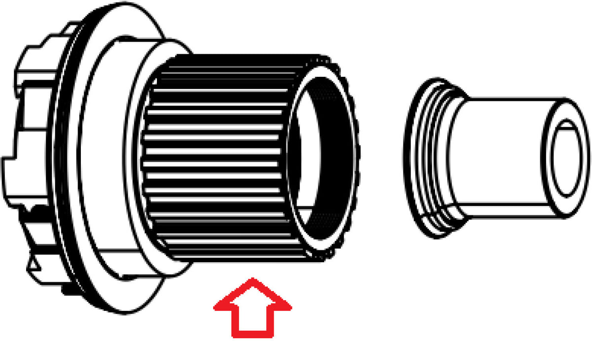 Núcleo Zipp para ZM2SL/ZR1 Micro Spline, 12 velocidades