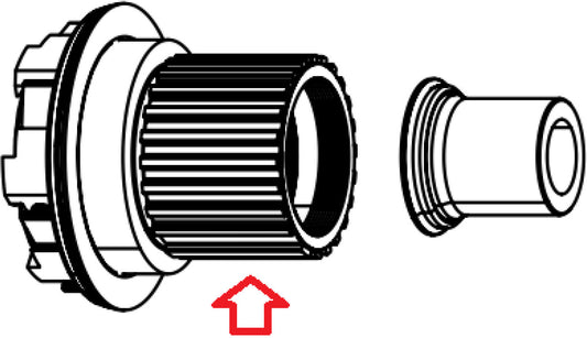 Núcleo Zipp para ZM2SL/ZR1 Micro Spline, 12 velocidades