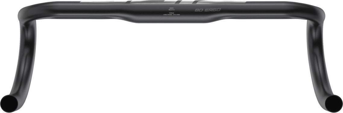 Manillar Zipp Service Course SL 80 Ergo 38cm C-C negro